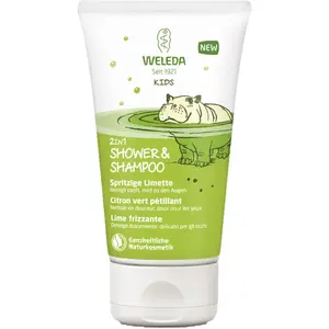 Weleda Kids Shampooing Douche 2 en 1 Citron Vert Pétillant 150ml pas cher