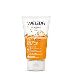 Weleda Kids 2in1 Shampoo & Body Wash Orange Joyeuse | 150 ml pas cher