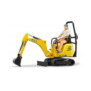 Comparateur de prix : Bruder Excavatrice 62002 Construction Worker 6 Pièces