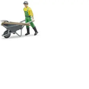 Bruder travailleur communautaire avec accessoires vert 4 pièces pas cher