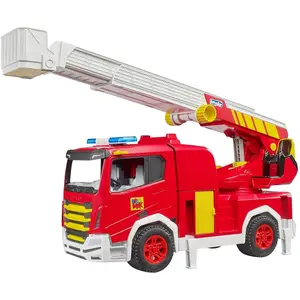Bruder 03472 ROADMAX Feuerwehr-Drehleiter pas cher