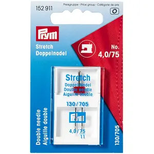 Prym couleur :  - Aiguille double strech avec pointe  pas cher
