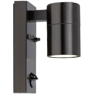 Heitronic Applique extérieure avec détecteur de mouvement Acier inoxyd... pas cher