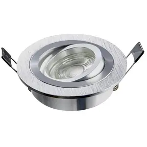 Comparateur de prix : 500591 DL7801 spot encastrable led led intégrée 8 w aluminium - Heitronic