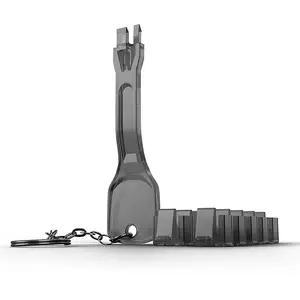LINDY Verrous de ports RJ45 (10 pièces) avec clé, noir pas cher