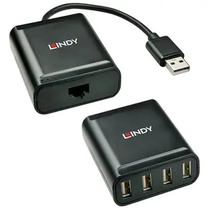 LINDY Extender 4 ports USB 2.0 Cat.5 60m pas cher