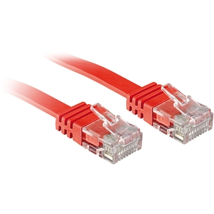Comparateur de prix : LINDY Cat.6 U/UTP Flat Cable Red 3m