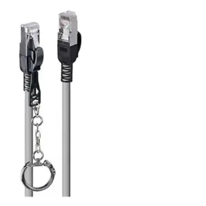 LINDY Câble réseau de verrouillage S/FTP Cat.6A Gris 2 m pas cher