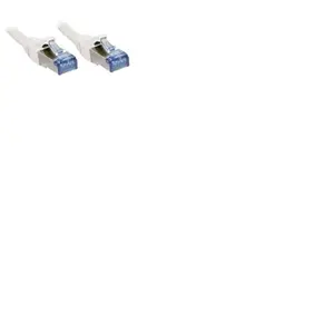 LINDY Câble réseau Cat.6A S/FTP, cuivre, LSOH, 500MHz, Blanc, 2m pas cher