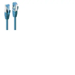 LINDY Câble réseau Cat.6A S/FTP, cuivre, LSOH, 500MHz, Bleu, 15m pas cher