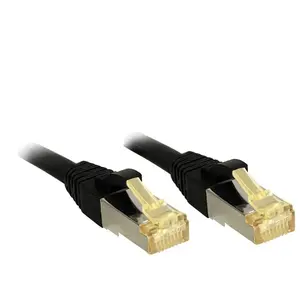 Câble réseau CAT 7 LSOH - LINDY - 0,3m - Noir - SFTP - PiMF - 600Mhz pas cher