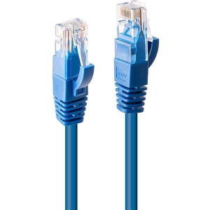 LINDY Câble réseau Gigabit sans accroc CAT6 U/UTP Bleu 5 m pas cher