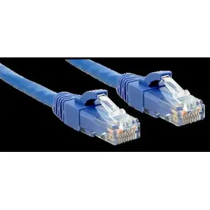 UTP Category 6 Rigid Network Cable LINDY 48017 Red Blue 1 m 1 Unit