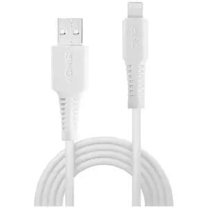 LINDY 31328 Câble USB vers Lightning Blanc, 3 m pas cher