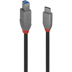 LINDY Câble USB 3.2 Type C vers B, 5Gbit/s, Anthra Line, 3m pas cher