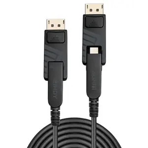 Comparateur de prix : Lindy 38486 DisplayPort kabel 100 m Mini DisplayPort Zwart