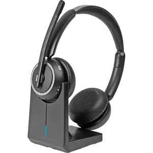 LINDY L118 WL On Ear headset Bluetooth Zwart Computer pas cher