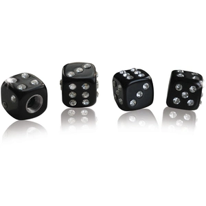 Foliatec bouchons de valve AirCaps Crystal Cube aluminium noir 4 pcsVendu parwinparts
