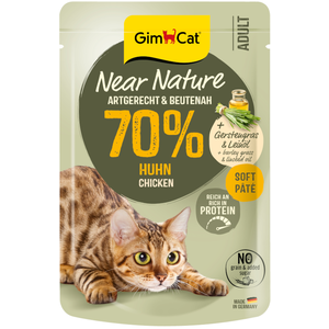 GimCat Near Nature 16 x 85 g pour chat - poulet pas cher