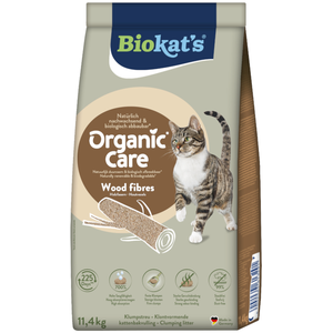 BioKat's 30 l (env. 11,4 kg) Biokat’s Organic Care litière pour chat en fibres de bois pas cher