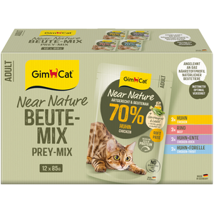 GimCat Kattenvoer Nat Near Nature mix - 12 x 85 gr pas cher