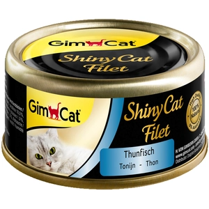 GimCat ShinyCat 6 x 70 g Boîtes pour chat - thon pas cher