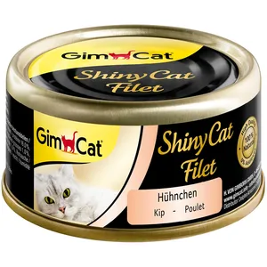 GimCat ShinyCat 6 x 70 g Boîtes pour chat - poulet pas cher