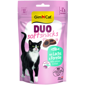 GimCat Duo Soft Snacks 50 g pour chat - saumon, truite pas cher