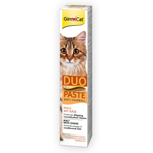 Gimcat Duo-Paste Anti Hairball Fromage + Malt Anti-Boules De Poil 50 G pas cher