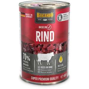 6 x Belcando Baseline au boeuf 400 g, nourriture humide pour chien pas cher