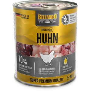 6 x Belcando Baseline au poulet 800 g, nourriture humide pour chien pas cher