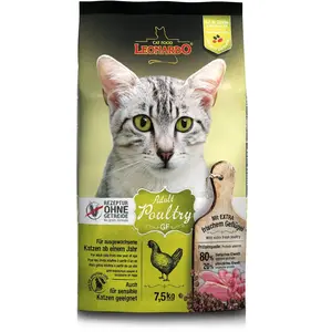 7,5kg Adult Grainfree volaille Leonardo - Croquettes pour chat pas cher