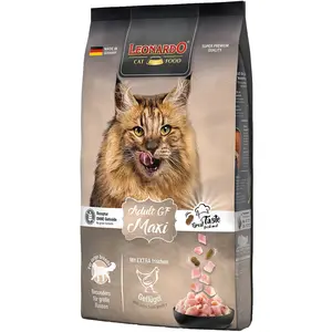 7,5kg Adult Maxi Grainfree Leonardo - Croquettes pour chat pas cher