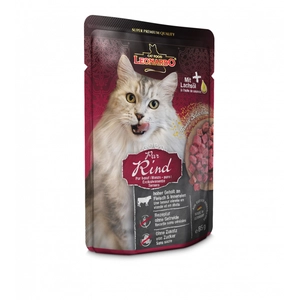 16x85g Leonardo Finest Selection pur boeuf - Pâtée pour chat pas cher