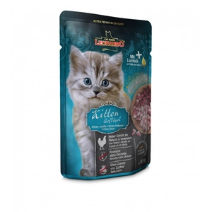 16x85g Leonardo Finest Selection Kitten, volaille - Pâtée pour chat pas cher