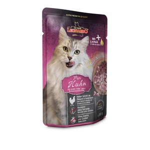 16x85g Leonardo Finest Selection pur poulet - Pâtée pour chat pas cher