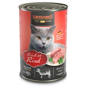 Leonardo All Meat 6 x 400 g pour chat - boeufVendu parzooplus-be