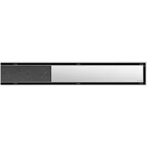 Aco Showerdrain rooster 800mm twist solid+tile 87x795 rvs, rvs