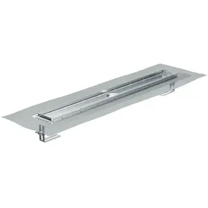 ACO ShowerDrain M+ Douchegoot 800x84mm zonder afvoer FlhoriEdelstahl inklAfdichtingsmanchet, 9010.87.01