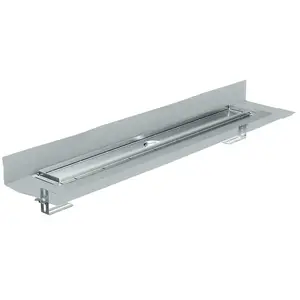 ACO ShowerDrain M+ Douchegoot 800x84mm zonder afvoer FlvertiEdelstahl inklAfdichtingsmanchet, 9010.87.11