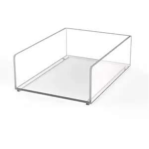 Maul - boîte distributeur a6, acrylique transparent, sans bloc cube, patins antidérapants incl., dimensions: (l) 116 x x (p) 110 pas cher