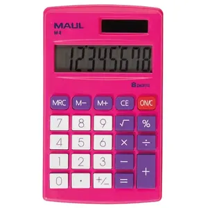 Calculatrice de poche - MAUL - M 8 - 8 chiffres - Écran LCD - Énergie solaire
