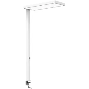 MAUL Lampadaire MAULjura LED 4.000 K réglable pince 121 cm blanc pas cher