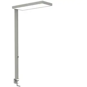 MAUL Lampadaire MAULjura LED 4.000 K réglable pince 121 cm argenté pas cher