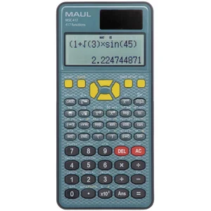 MAUL Calculatrice Scientifique de Bureau MSC 417 LCD-Anzeige Solaire P... pas cher
