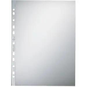 Leitz Hoge Kwaliteit Showtas A4 Dikte 0,085 mm Perforatie 11-gaats Pak a 100 stuks Transparant pas cher
