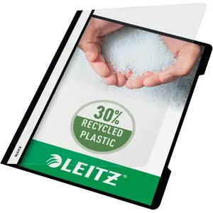 Esselte LEITZ chemise à lamelle Standard, format A4, PVC, noir, pas cher
