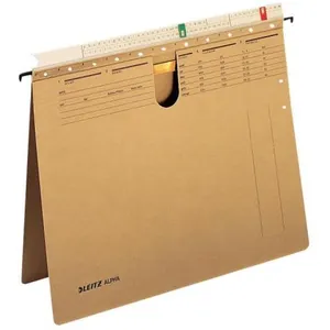 leitz leitz alpha hängehefter, a4, mit organisationsleiste, natron noi... pas cher