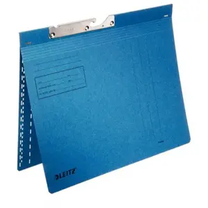 leitz leitz pendelhefter, a4, kaufmännische heftung, blau noir pas cher
