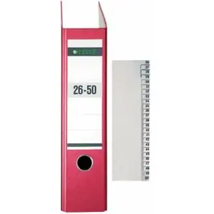 Leitz intercalaires papier naturel numérique a4+ 26 50 13820085 pas cher